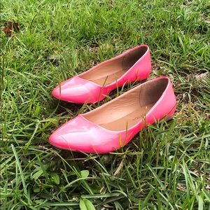 Cityclassified pink neon flats
